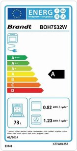 Встраиваемый духовой шкаф Брандт BOH7532W фото 3 Встраиваемый духовой шкаф Brandt BOH7532W фото 3