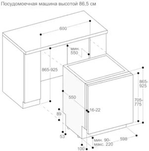Встраиваемая посудомоечная машина Гаггенау DF271160 фото 2 Встраиваемая посудомоечная машина Gaggenau DF271160 фото 2