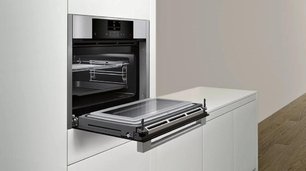 Компактный духовой шкаф с СВЧ Neff C15MS22N0 фото 2