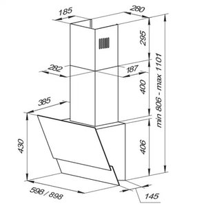 Вытяжка Куперсберг F 612 B фото 4 Вытяжка Kuppersberg F 612 B фото 4