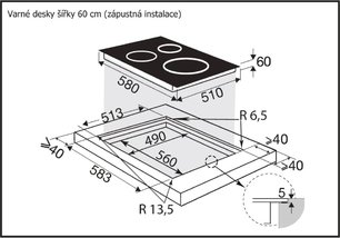 Индукционная варочная панель Brandt BPI1641UB фото 3