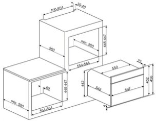 Микроволновая печь Смег SF4750MOT фото 2 Микроволновая печь Smeg SF4750MOT фото 2