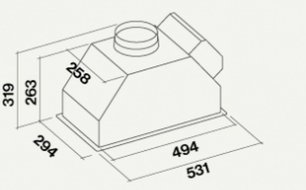 Встраиваемая вытяжка Фалмек Gruppo Incasso GREEN TECH 50 фото 3 Встраиваемая вытяжка Falmec Gruppo Incasso GREEN TECH 50 фото 3
