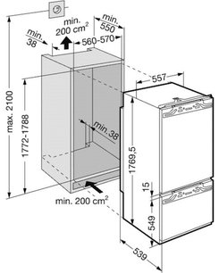 Холодильник Либхер ICB 31660 PremiumPlus BioFresh фото 3 Холодильник Liebherr ICB 31660 PremiumPlus BioFresh фото 3