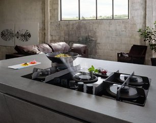 Варочная панель с вытяжкой Elica NIKOLATESLA FLAME EVO BL/A/88 фото 2