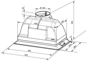 Вытяжка Смег KSEG5X фото 3 Вытяжка Smeg KSEG5X фото 3