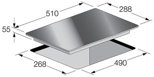 Варочная панель Фулгор Милано CH 302 ID TC WH/2 фото 2 Варочная панель Fulgor Milano CH 302 ID TC WH/2 фото 2
