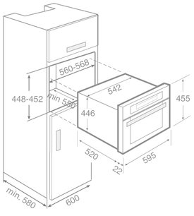 Микроволновая печь Тека MCL 32 BIS STAINLESS STEEL фото 2 Микроволновая печь Teka MCL 32 BIS STAINLESS STEEL фото 2