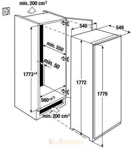 Встраиваемый холодильник Kuppersbusch FK 8305.0 i фото 4