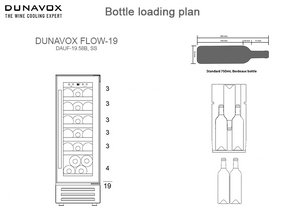 Встраиваемый винный шкаф Дунавокс DAUF-19.58C фото 2 Встраиваемый винный шкаф Dunavox DAUF-19.58C фото 2