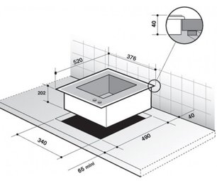 Модульная система Де Дитрих DTE 1058 X фото 3 Модульная система De Dietrich DTE 1058 X фото 3