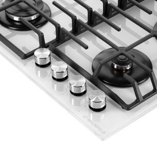 Газовая варочная панель MAUNFELD EGHG.64.6CW/G фото 3 Газовая варочная панель MAUNFELD EGHG.64.6CW/G фото 3
