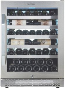Встраиваемый винный шкаф Каванова CV045-1TL фото Встраиваемый винный шкаф Cavanova CV045-1TL фото