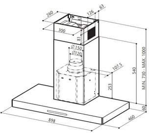 Вытяжка Faber Look BRS X/V A90 фото 2