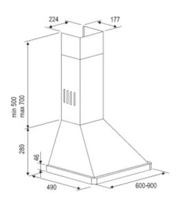 Вытяжка Куперсберг Amphora 90 X 4PB фото 2 Вытяжка Kuppersberg Amphora 90 X 4PB фото 2