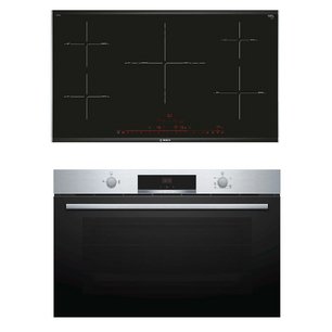 Bosch (варочная панель PIV975DC1E + духовой шкаф VGD553FB0) фото