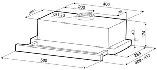 Вытяжка Krona KAMILLA 500 AIR 1W фото 2 Вытяжка Krona KAMILLA 500 AIR 1W фото 2