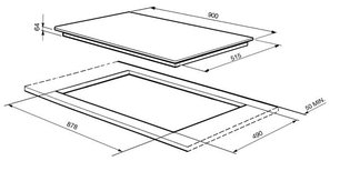 Варочная панель SMEG SI3950B фото 2 Варочная панель SMEG SI3950B фото 2