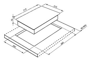 Варочная панель Смег PGF30T фото 3 Варочная панель Smeg PGF30T фото 3