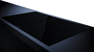 Индукционная варочная панель с вытяжкой Kuppersbusch KMI 9350.0 SR Black Chrome фото 3