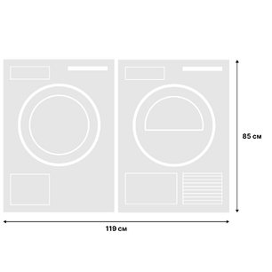 Asko Logic 1 (стиральная машина W4086C.W/3 + сушильная машина T408HD.W) фото 2