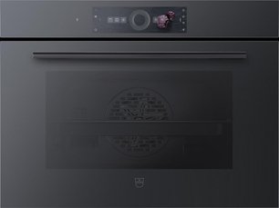 Духовой шкаф Фауцуг Combair V6000 45 C6T-21050 (черное стекло) фото Духовой шкаф V-ZUG Combair V6000 45 C6T-21050 (черное стекло) фото