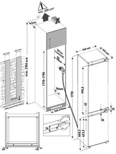 Встраиваемый холодильник KRONA BALFRIN фото 4