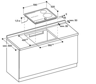 Индукционная варочная панель Гаггенау CI262104 фото 2 Индукционная варочная панель Gaggenau CI262104 фото 2