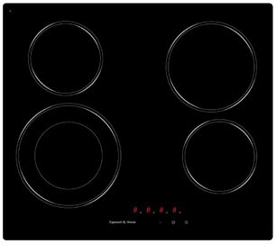 Встраиваемая электрическая варочная панель Зигмунд Штайн CNS 026.60 BX фото Встраиваемая электрическая варочная панель Zigmund Shtain CNS 026.60 BX фото