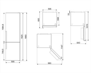 Холодильник Smeg FC182PBNEM фото 3