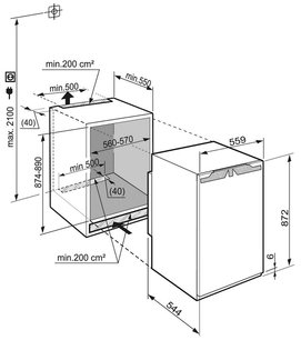 Встраиваемый холодильник Либхер IK 1654 Premium фото 4 Встраиваемый холодильник Liebherr IK 1654 Premium фото 4
