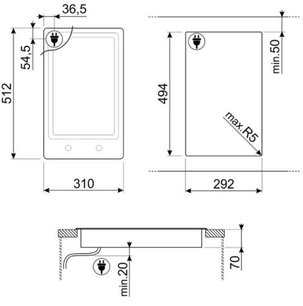 Варочная панель Смег PGF30T-1 фото 4 Варочная панель Smeg PGF30T-1 фото 4