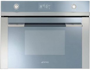 Компактный духовой шкаф с пароваркой Смег SF4120VC фото Компактный духовой шкаф с пароваркой Smeg SF4120VC фото