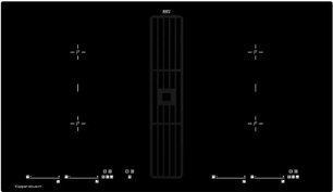 Индукционная варочная панель с вытяжкой Kuppersbusch KMI 9800.0 SR Индукционная варочная панель с вытяжкой Kuppersbusch KMI 9800.0 SR