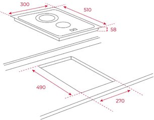 Стеклокерамическая варочная панель Teka TBC 32010 TTC BLACK фото 2