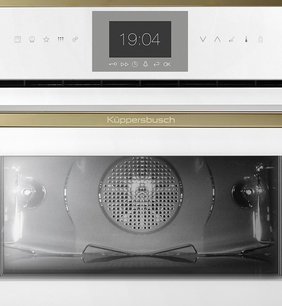 Компактный духовой шкаф с паром Kuppersbusch CBD 6550.0 W4 Gold фото 3