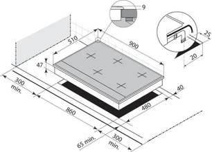 Независимая варочная панель Де Дитрих DTG 795 X фото 2 Независимая варочная панель De Dietrich DTG 795 X фото 2