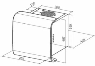 Вытяжка Фабер CARRE' PINK F42 фото 3 Вытяжка Faber CARRE' PINK F42 фото 3