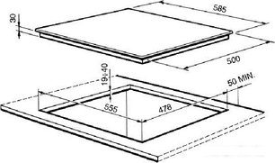 Варочная панель Смег HB64CSS3 фото 2 Варочная панель Smeg HB64CSS3 фото 2
