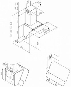 Кухонная вытяжка MAUNFELD London 60 слоновая кость фото 2 Кухонная вытяжка MAUNFELD London 60 слоновая кость фото 2