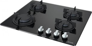 Газовая варочная панель на закаленном стекле Горение GT64B фото 2 Газовая варочная панель на закаленном стекле Gorenje GT64B фото 2