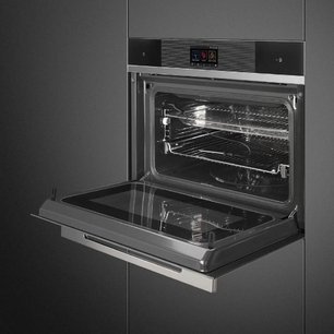 Компактный духовой шкаф с пароваркой Смег SF4104WVCPN фото 4 Компактный духовой шкаф с пароваркой Smeg SF4104WVCPN фото 4