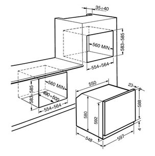 Духовой шкаф Смег SFP120N-1 фото 2 Духовой шкаф Smeg SFP120N-1 фото 2