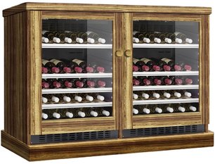 Винный шкаф Дометик C50G Double Wooden Zebrano фото Винный шкаф Dometic C50G Double Wooden Zebrano фото
