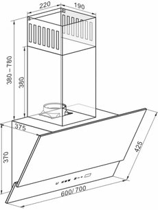 Вытяжка  Кайзер AT 6410 F Glass Eco фото 4 Вытяжка  Kaiser AT 6410 F Glass Eco фото 4