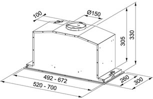 Встраиваемая вытяжка Franke Box Plus FBI 547 XS NP фото 4