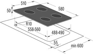 Варочная поверхность Кертинг HI 6402 X фото 2 Варочная поверхность Korting HI 6402 X фото 2