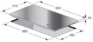Варочная панель Фулгор Милано FCH 905 ID TS G DWK BK фото 4 Варочная панель Fulgor Milano FCH 905 ID TS G DWK BK фото 4
