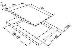 Варочная панель Смег P64ES фото 2 Варочная панель Smeg P64ES фото 2