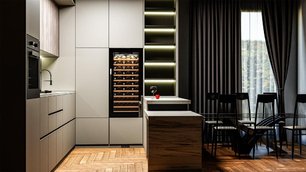 Встраиваемый винный шкаф Мэйвел MV66-KBB1 фото 2 Встраиваемый винный шкаф Meyvel MV66-KBB1 фото 2